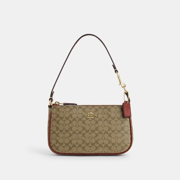 COACH Handbags - NWT Coach Outlet Nolita 19 In Colorblock Micro Signature Canvas